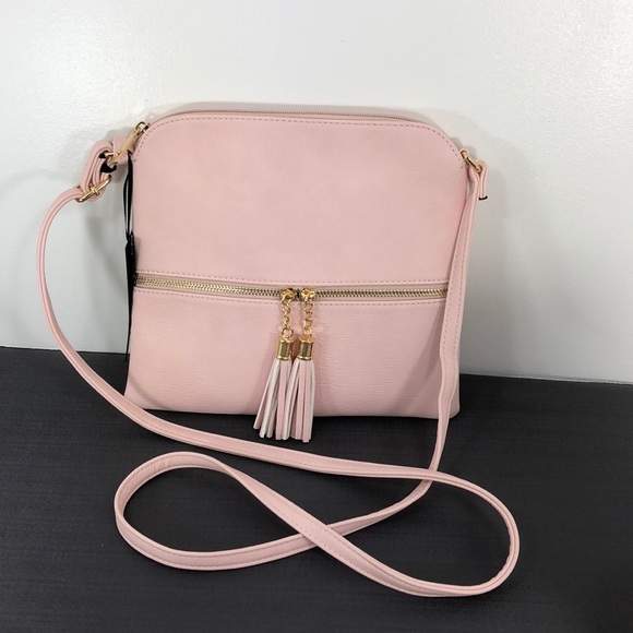 Deluxity Handbags - Deluxity Purse Crossbody Bag Pink NWT